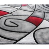 image:imageFlash Furniture Jubilee Collection Abstract Area Rug  High Pile Orange Olefin Rug  2 x 3 Area Rug  Jute Backing  Hallway Entryway Bedroom Living RoomRed