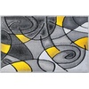 image:imageFlash Furniture Jubilee Collection Abstract Area Rug  High Pile Orange Olefin Rug  2 x 3 Area Rug  Jute Backing  Hallway Entryway Bedroom Living RoomYellow