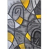 image:imageFlash Furniture Jubilee Collection Abstract Area Rug  High Pile Orange Olefin Rug  2 x 3 Area Rug  Jute Backing  Hallway Entryway Bedroom Living RoomYellow