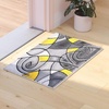 image:imageFlash Furniture Jubilee Collection Abstract Area Rug  High Pile Orange Olefin Rug  2 x 3 Area Rug  Jute Backing  Hallway Entryway Bedroom Living RoomYellow