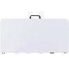 image:imageFlash Furniture Kathryn 279Foot Square BiFold Granite White Plastic Folding Table with Carrying Handle