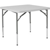 image:imageFlash Furniture Kathryn 279Foot Square Height Adjustable Granite White Plastic Folding Table