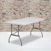 image:imageFlash Furniture Kathryn Commercial Grade 5Foot Granite White Plastic Folding TableClassic