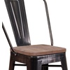 image:imageFlash Furniture Lily 24 High Orange Metal Counter Height Stool with Back and Wood SeatBlackantique Gold
