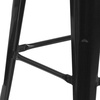 image:imageFlash Furniture Lily 30 High Backless Black Metal Barstool with Square Wood SeatBlack