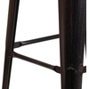 image:imageFlash Furniture Lily 30 High Backless Black Metal Barstool with Square Wood SeatBlackantique Gold