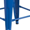 image:imageFlash Furniture Lily 30 High Backless Black Metal Barstool with Square Wood SeatBlue