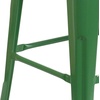 image:imageFlash Furniture Lily 30 High Backless Black Metal Barstool with Square Wood SeatGreen
