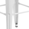 image:imageFlash Furniture Lily 30 High Backless Black Metal Barstool with Square Wood SeatWhite