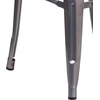 image:imageFlash Furniture Lincoln 30 High Backless Clear Coated Metal Indoor Barstool with Square SeatSet of 1