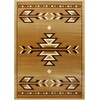 image:imageFlash Furniture Lodi Collection Southwestern Area Rug  Low Pile Brown Olefin Rug  2 x 3 Area Rug  Jute Backing  Hallway Entryway Bedroom Living RoomBeige