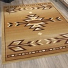 image:imageFlash Furniture Lodi Collection Southwestern Area Rug  Low Pile Brown Olefin Rug  2 x 3 Area Rug  Jute Backing  Hallway Entryway Bedroom Living RoomBeige