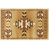 image:imageFlash Furniture Lodi Collection Southwestern Area Rug  Low Pile Brown Olefin Rug  2 x 3 Area Rug  Jute Backing  Hallway Entryway Bedroom Living RoomBeige