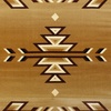 image:imageFlash Furniture Lodi Collection Southwestern Area Rug  Low Pile Brown Olefin Rug  2 x 3 Area Rug  Jute Backing  Hallway Entryway Bedroom Living RoomBeige