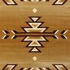 image:imageFlash Furniture Lodi Collection Southwestern Area Rug  Low Pile Brown Olefin Rug  2 x 3 Area Rug  Jute Backing  Hallway Entryway Bedroom Living RoomBeige