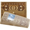 image:imageFlash Furniture Lodi Collection Southwestern Area Rug  Low Pile Brown Olefin Rug  2 x 3 Area Rug  Jute Backing  Hallway Entryway Bedroom Living RoomBeige
