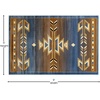 image:imageFlash Furniture Lodi Collection Southwestern Area Rug  Low Pile Brown Olefin Rug  2 x 3 Area Rug  Jute Backing  Hallway Entryway Bedroom Living RoomBlue