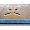 image:imageFlash Furniture Lodi Collection Southwestern Area Rug  Low Pile Brown Olefin Rug  2 x 3 Area Rug  Jute Backing  Hallway Entryway Bedroom Living RoomBlue