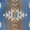 image:imageFlash Furniture Lodi Collection Southwestern Area Rug  Low Pile Brown Olefin Rug  2 x 3 Area Rug  Jute Backing  Hallway Entryway Bedroom Living RoomBlue