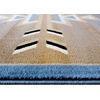 image:imageFlash Furniture Lodi Collection Southwestern Area Rug  Low Pile Brown Olefin Rug  2 x 3 Area Rug  Jute Backing  Hallway Entryway Bedroom Living RoomBlue