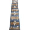 image:imageFlash Furniture Lodi Collection Southwestern Area Rug  Low Pile Brown Olefin Rug  2 x 3 Area Rug  Jute Backing  Hallway Entryway Bedroom Living RoomBlue
