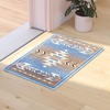 image:imageFlash Furniture Lodi Collection Southwestern Area Rug  Low Pile Brown Olefin Rug  2 x 3 Area Rug  Jute Backing  Hallway Entryway Bedroom Living RoomBlue