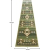 image:imageFlash Furniture Lodi Collection Southwestern Area Rug  Low Pile Brown Olefin Rug  2 x 3 Area Rug  Jute Backing  Hallway Entryway Bedroom Living RoomGreen