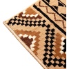 image:imageFlash Furniture Marana Collection Southwestern Style Area Rug  Brown Olefin Accent Rug  5 x 7  Cotton Backing  Entryway Living Room BedroomBrown
