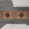 image:imageFlash Furniture Marana Collection Southwestern Style Area Rug  Brown Olefin Accent Rug  5 x 7  Cotton Backing  Entryway Living Room BedroomBrown