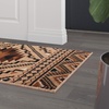 image:imageFlash Furniture Marana Collection Southwestern Style Area Rug  Brown Olefin Accent Rug  5 x 7  Cotton Backing  Entryway Living Room BedroomBrown