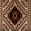 image:imageFlash Furniture Marana Collection Southwestern Style Area Rug  Brown Olefin Accent Rug  5 x 7  Cotton Backing  Entryway Living Room BedroomBrown