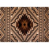 image:imageFlash Furniture Marana Collection Southwestern Style Area Rug  Brown Olefin Accent Rug  5 x 7  Cotton Backing  Entryway Living Room BedroomBrown