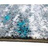 image:imageFlash Furniture Marian Collection Area Rug  Distressed Turquoise Olefin Rug with Jute Backing  3 x 16  Entryway Living Room BedroomTurquoise