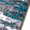 image:imageFlash Furniture Marian Collection Area Rug  Distressed Turquoise Olefin Rug with Jute Backing  3 x 16  Entryway Living Room BedroomTurquoise