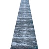 image:imageFlash Furniture Marian Collection Area Rug  Distressed Turquoise Olefin Rug with Jute Backing  3 x 16  Entryway Living Room BedroomTurquoise