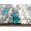image:imageFlash Furniture Marian Collection Area Rug  Distressed Turquoise Olefin Rug with Jute Backing  3 x 16  Entryway Living Room BedroomTurquoise