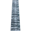 image:imageFlash Furniture Marian Collection Area Rug  Distressed Turquoise Olefin Rug with Jute Backing  3 x 16  Entryway Living Room BedroomTurquoise