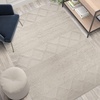 image:imageFlash Furniture Melissa Handwoven Area Rug  White and Ivory  8 x 10  Geometric DesignIvoryWhite