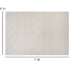 image:imageFlash Furniture Melissa Handwoven Area Rug  White and Ivory  8 x 10  Geometric DesignIvoryWhite