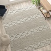 image:imageFlash Furniture Melissa Handwoven Area Rug  White and Ivory  8 x 10  Geometric DesignWhiteIvory