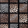 image:imageFlash Furniture Menagerie Collection Animal Print Area Rug  Olefin Area Rug with Cheetah Leopard Zebra and Giraffe Design  5 x 7  Individually Raised Squares52 x 74 Rectangular