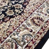 image:imageFlash Furniture Mersin Collection Persian Style Area Rug  Olefin Ivory NonShedding Fibers  2 x 3  Jute Backing  Hallway Entryway Bedroom Living RoomBlack