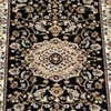 image:imageFlash Furniture Mersin Collection Persian Style Area Rug  Olefin Ivory NonShedding Fibers  2 x 3  Jute Backing  Hallway Entryway Bedroom Living RoomBlack