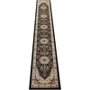 image:imageFlash Furniture Mersin Collection Persian Style Area Rug  Olefin Ivory NonShedding Fibers  2 x 3  Jute Backing  Hallway Entryway Bedroom Living RoomBlack