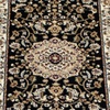 image:imageFlash Furniture Mersin Collection Persian Style Area Rug  Olefin Ivory NonShedding Fibers  2 x 3  Jute Backing  Hallway Entryway Bedroom Living RoomBlack