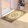 image:imageFlash Furniture Mersin Collection Persian Style Area Rug  Olefin Ivory NonShedding Fibers  2 x 3  Jute Backing  Hallway Entryway Bedroom Living RoomIvory