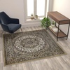 image:imageFlash Furniture Mersin Collection Persian Style Area Rug  Olefin Ivory NonShedding Fibers  2 x 3  Jute Backing  Hallway Entryway Bedroom Living RoomIvory