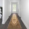 image:imageFlash Furniture Mersin Collection Persian Style Area Rug  Olefin Ivory NonShedding Fibers  2 x 3  Jute Backing  Hallway Entryway Bedroom Living RoomIvory