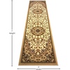 image:imageFlash Furniture Mersin Collection Persian Style Area Rug  Olefin Ivory NonShedding Fibers  2 x 3  Jute Backing  Hallway Entryway Bedroom Living RoomIvory
