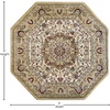 image:imageFlash Furniture Mersin Collection Persian Style Area Rug  Olefin Ivory NonShedding Fibers  2 x 3  Jute Backing  Hallway Entryway Bedroom Living RoomIvory